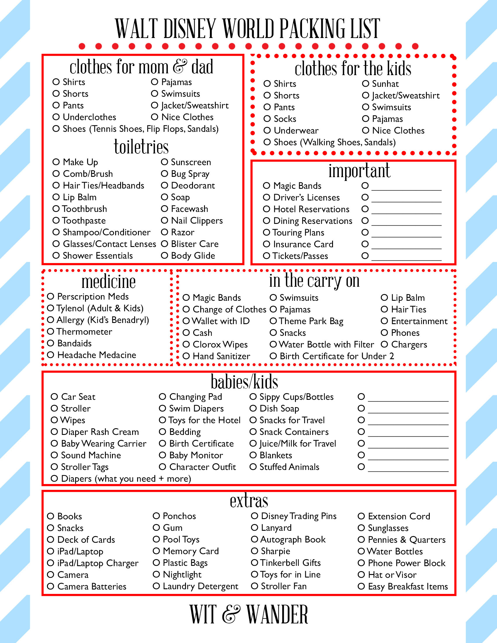 Walt Disney World Free Printables - Our Handcrafted Life throughout Disney World Free Printables