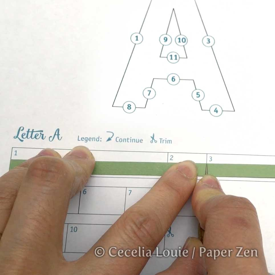 Welcome To Paper Zen ~ Cecelia Louie: Quilling Letters E-Book, 26 regarding Alphabet Free Printable Quilling Patterns