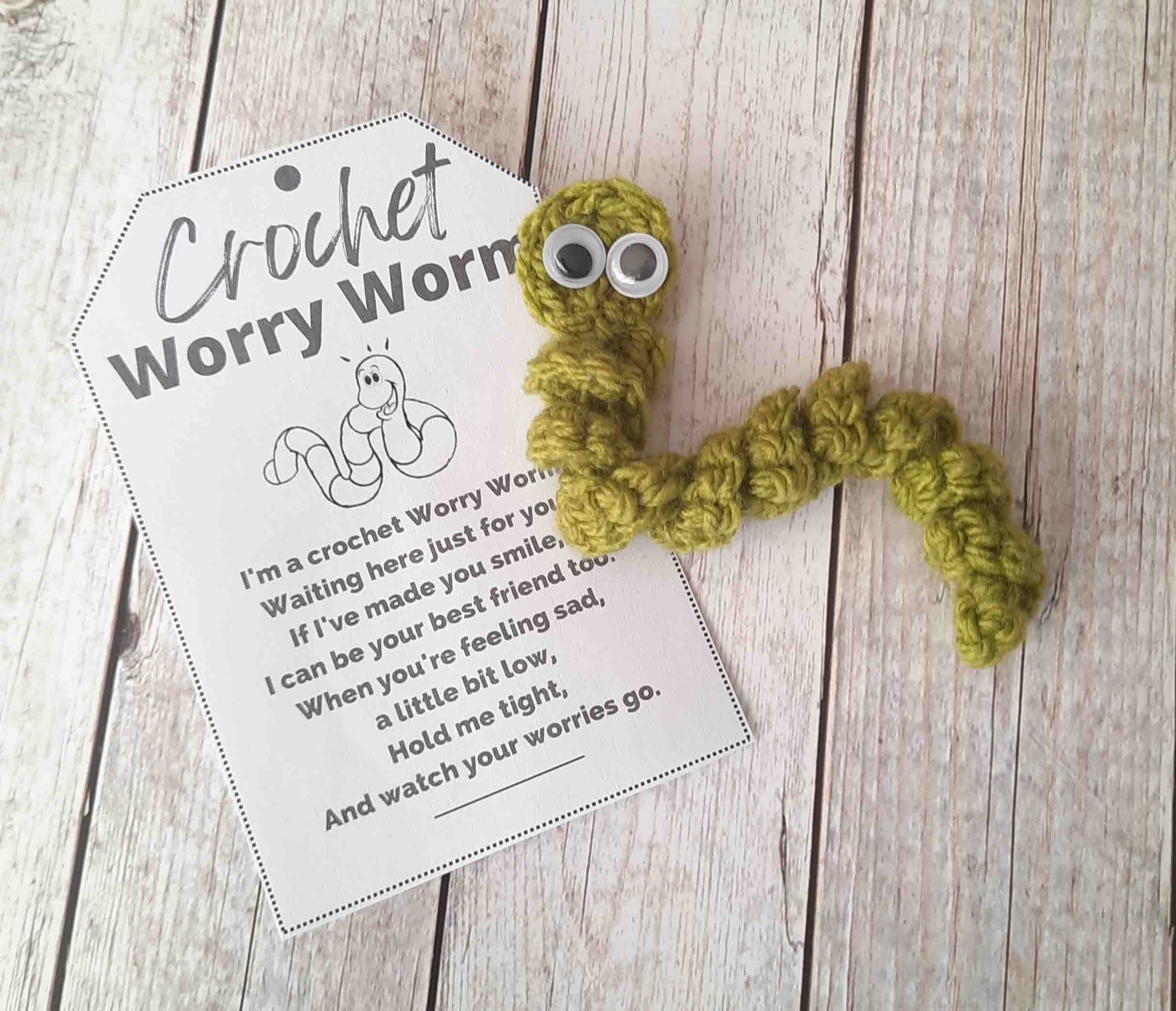 Worry Worm Poems &amp;amp; Tags (Pdf Printable) - Start Crochet regarding Worry Worm Printable Poem Free