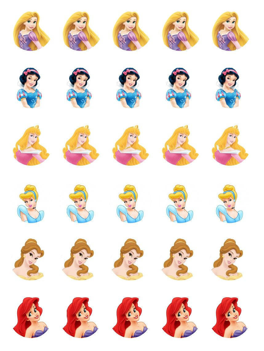 12 Disney Princess Printable Cupcakes Toppers Ideas | Princess within Half Body Disney Princess Cupcake Toppers Free Printable