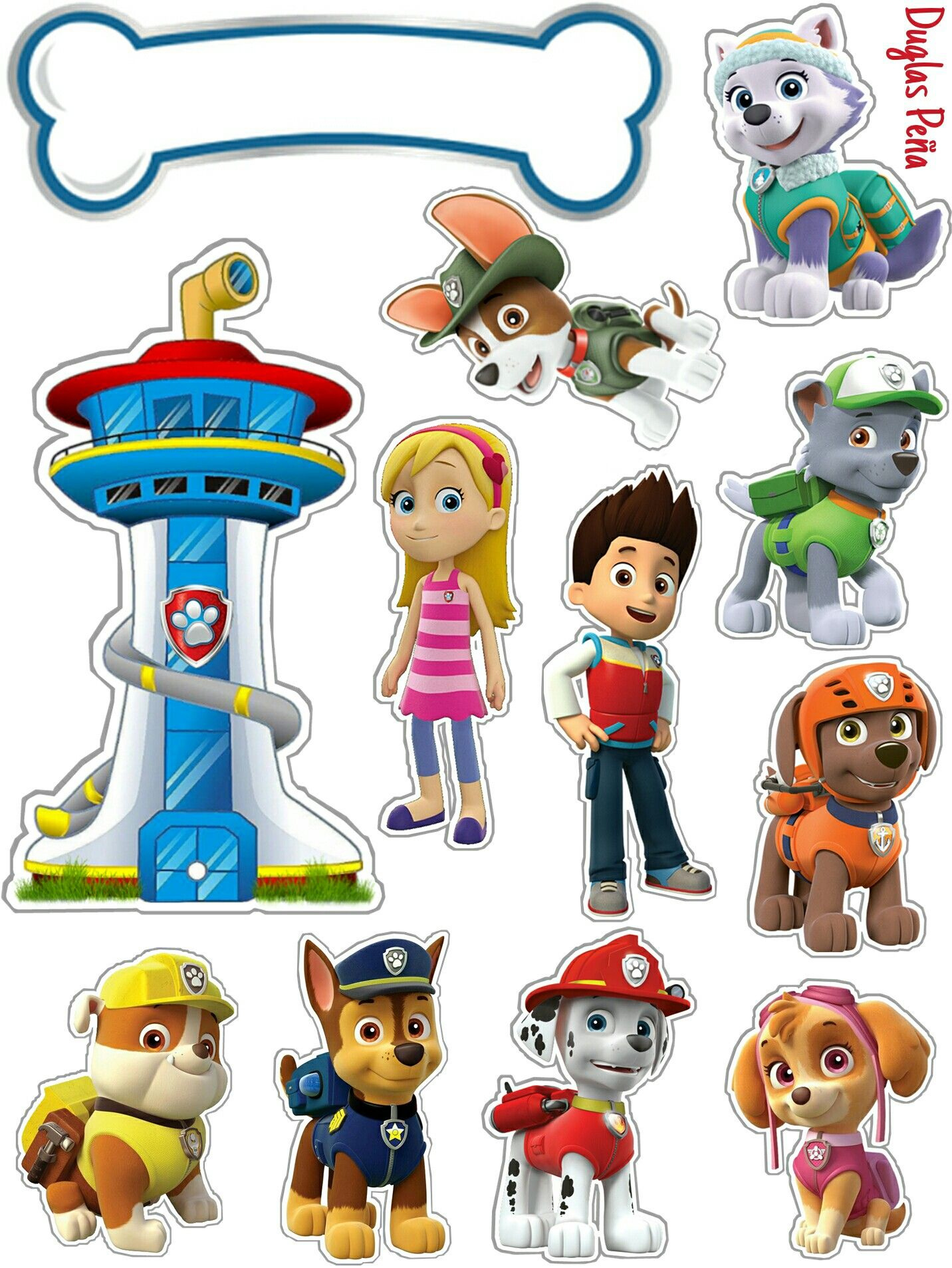 12 Paw Patrol Cake Toppers Ideas | Paw Patrol Cake Toppers, Paw pertaining to Printable Cake Topper Paw Patrol