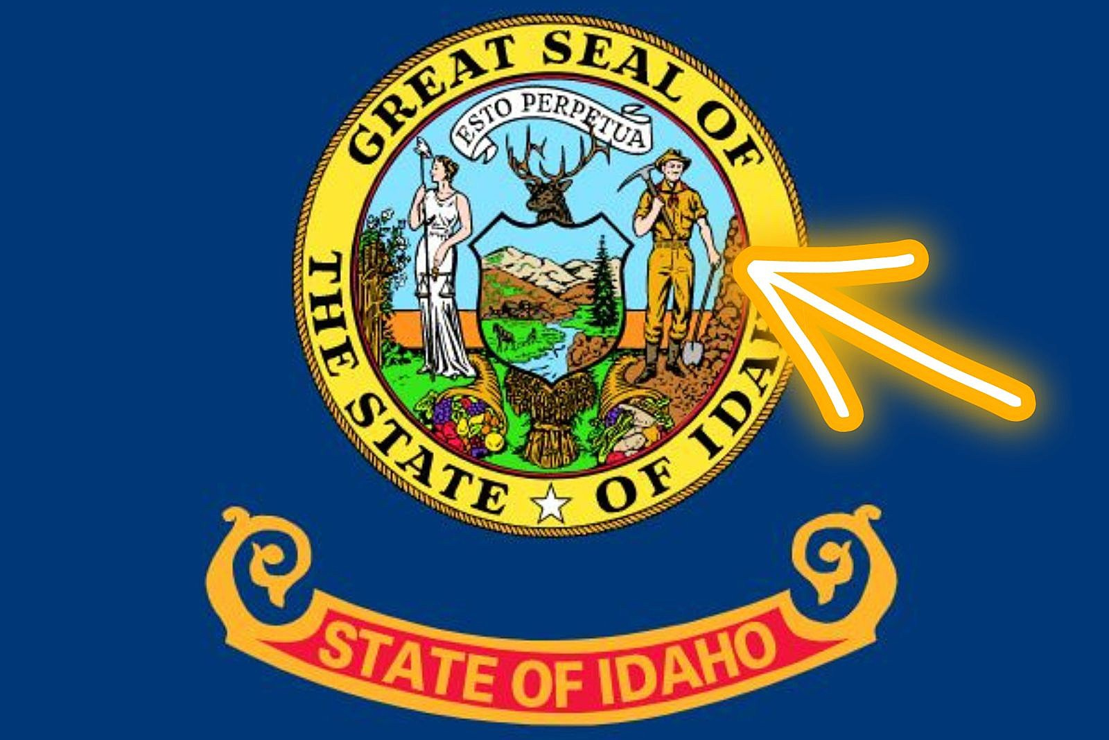 12 Secrets Hidden In Plain Sight On Idaho&amp;#039;S Flag with Idaho State Flag Printable