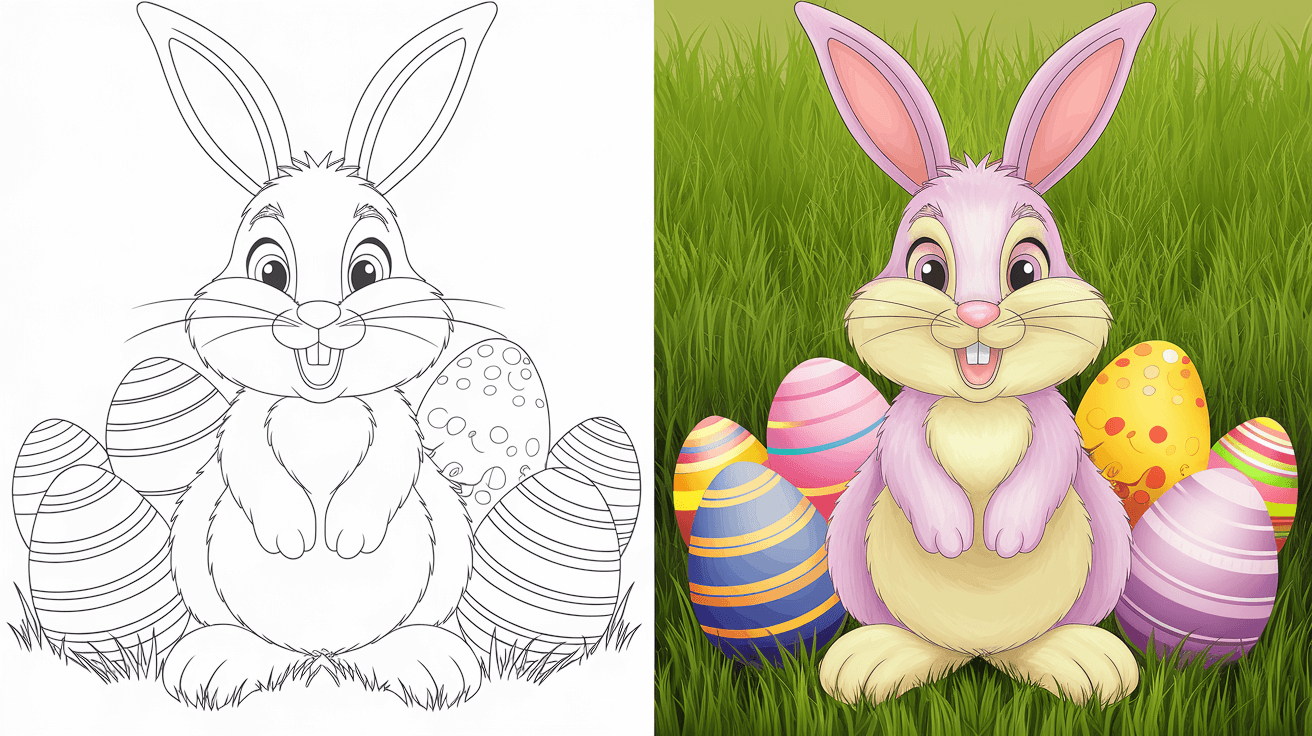 30+ Easter Coloring Pages (Free Printable Pdfs) within Easter Colouring In Stencil