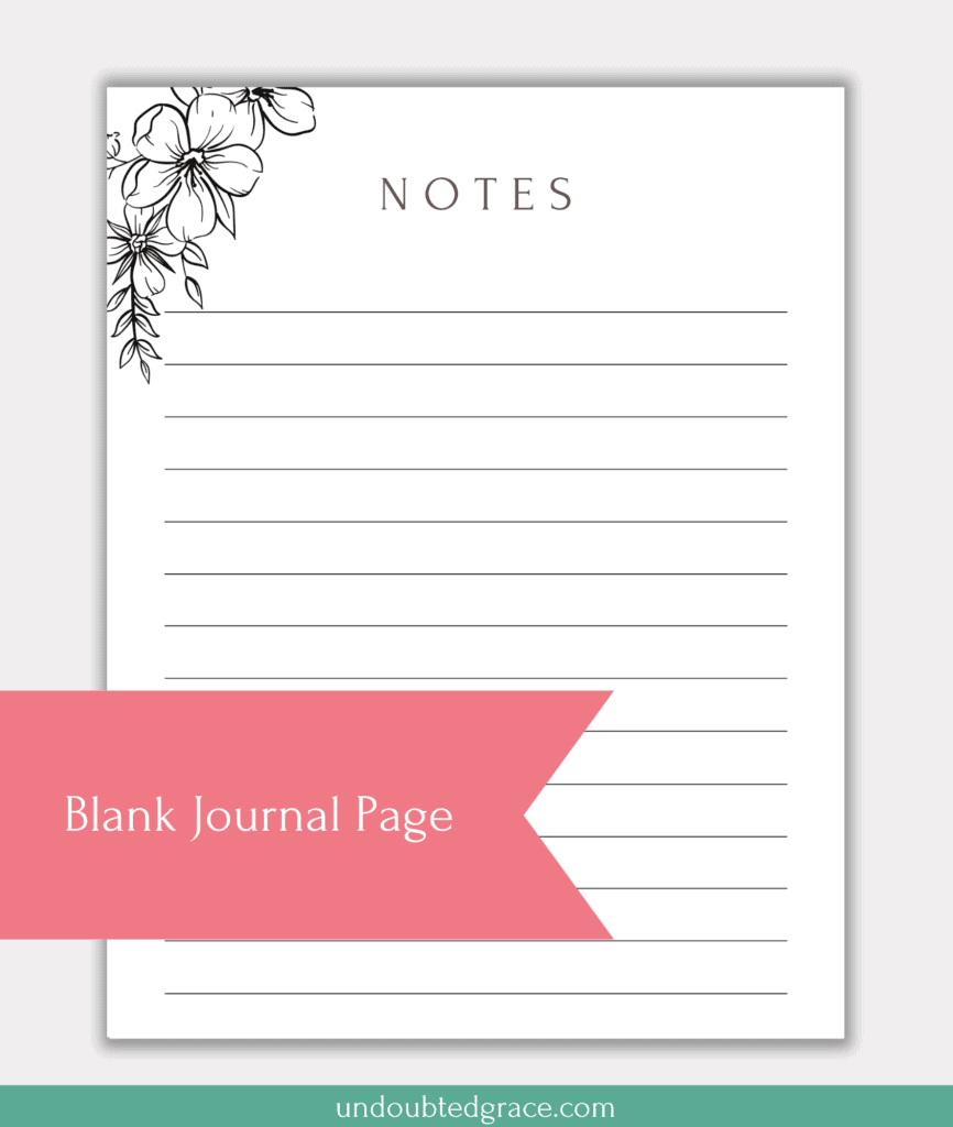 30+ Gorgeous Printable Journal Pages For Planners And Bullet inside Free Printable Journal Pages For Adults