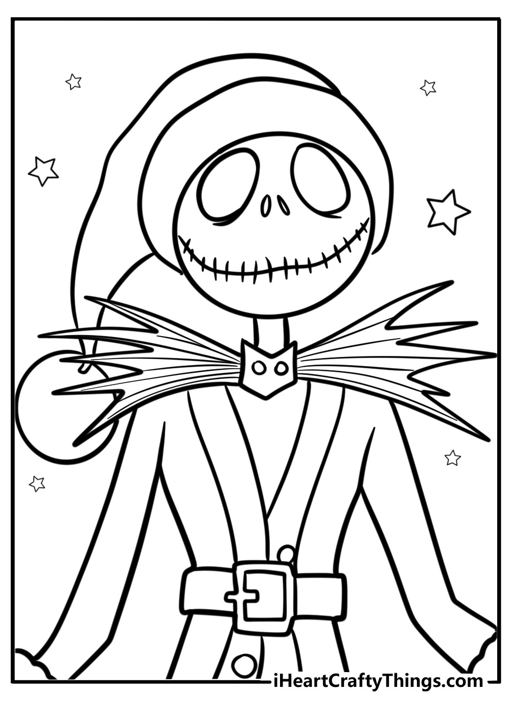 30 Nightmare Before Christmas Coloring Pages (100% Free To Print) intended for Free Printable Jack Skellington Coloring Pages