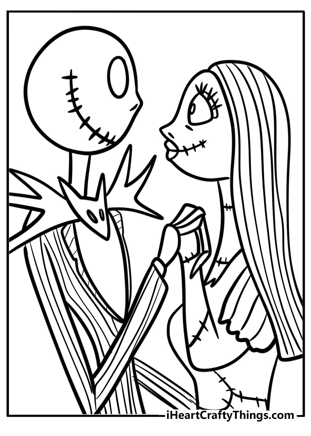 30 Nightmare Before Christmas Coloring Pages (100% Free To Print) within Nightmare Before Christmas Free Printables