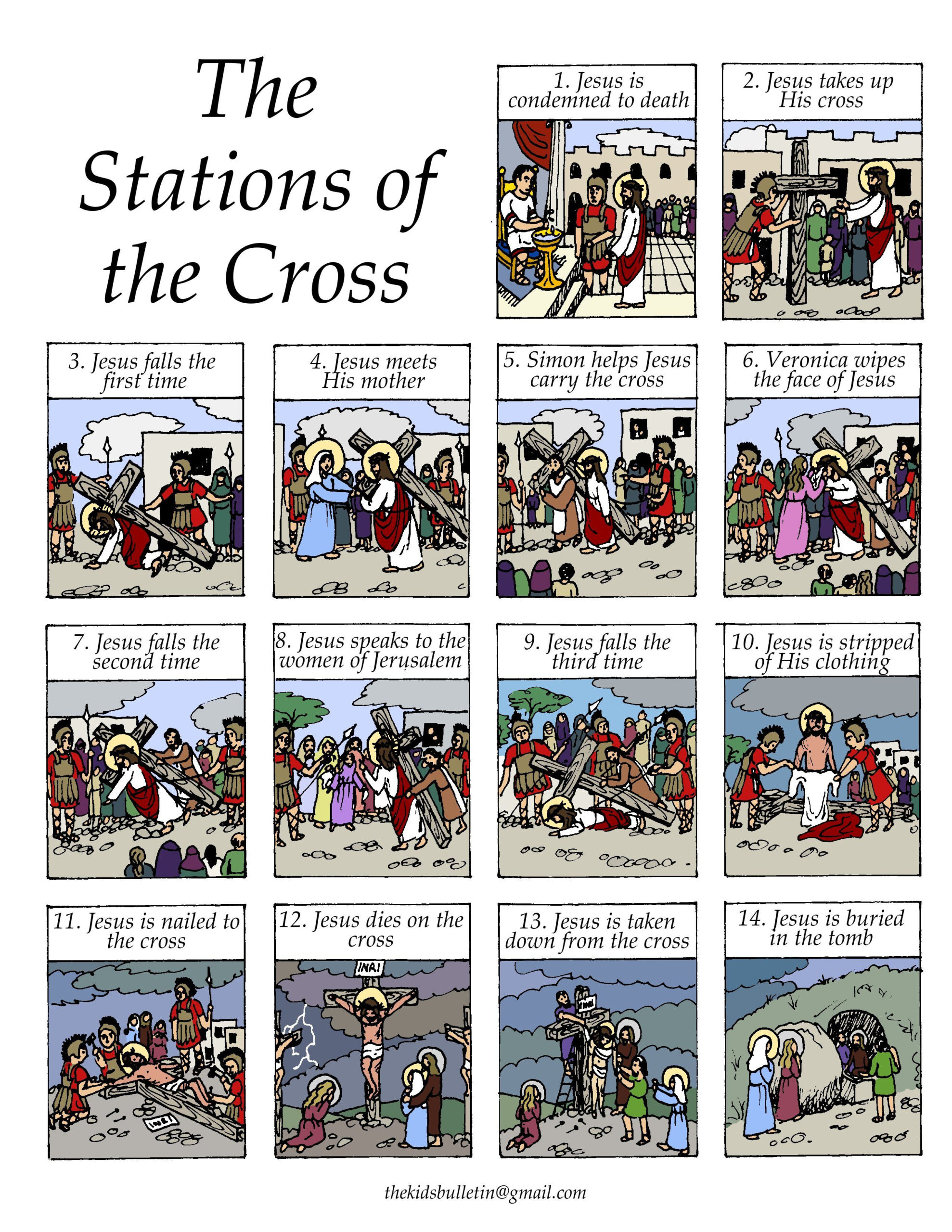39 Stations Of The Cross Ideas | Stations Of The Cross, Sunday for Free Printable Stations Of The Cross Catholic