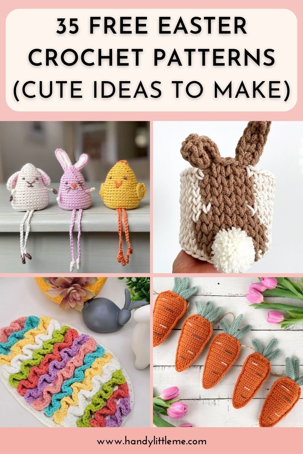 40 Free Easter Crochet Patterns - Handy Little Me pertaining to Free Easy Crochet Easter Patterns