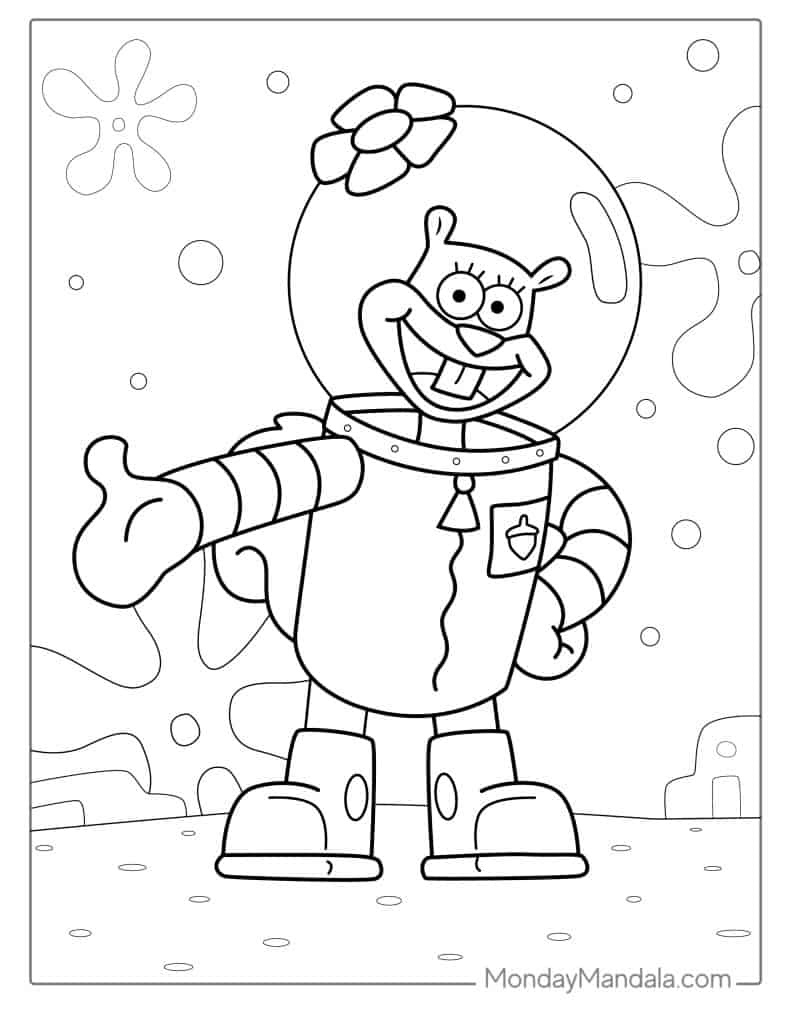 40 Spongebob Coloring Pages (Free Pdf Printables) in Free Spongebob Printable Coloring Pages