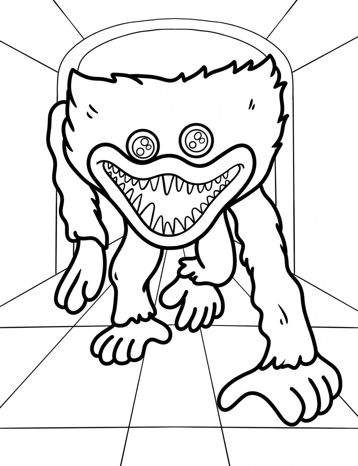 44+ Huggy Wuggy Coloring Pages Free: Print Or Color Online! pertaining to Free Printable Huggy Wuggy Coloring Pages
