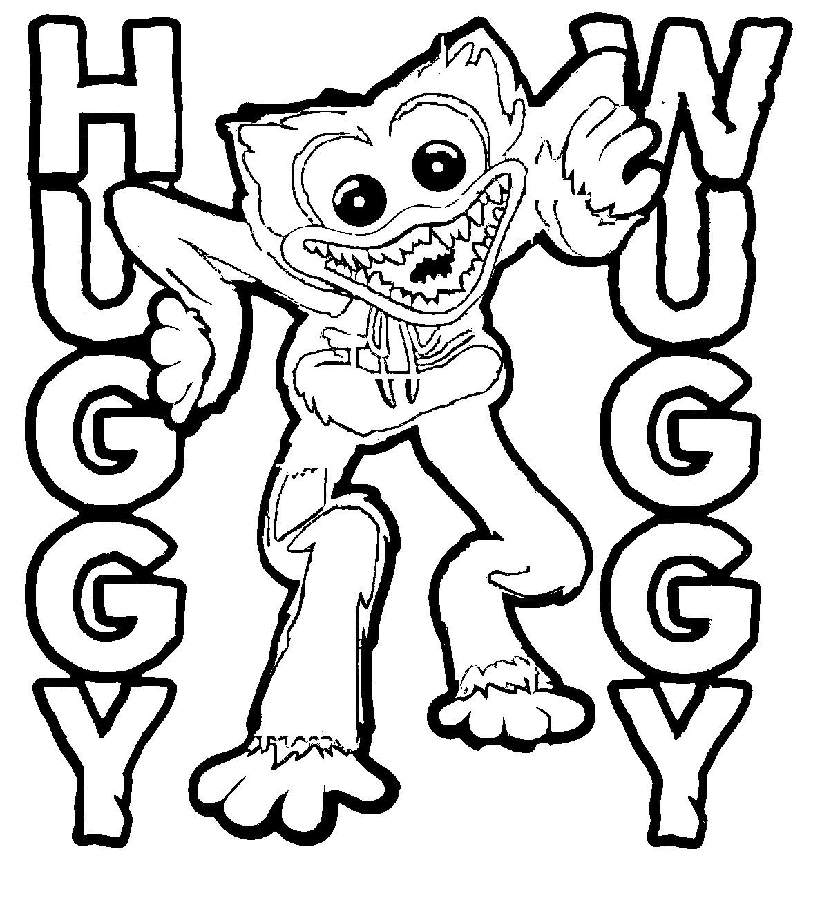 44+ Huggy Wuggy Coloring Pages Free: Print Or Color Online! pertaining to Free Printable Huggy Wuggy Coloring Pages