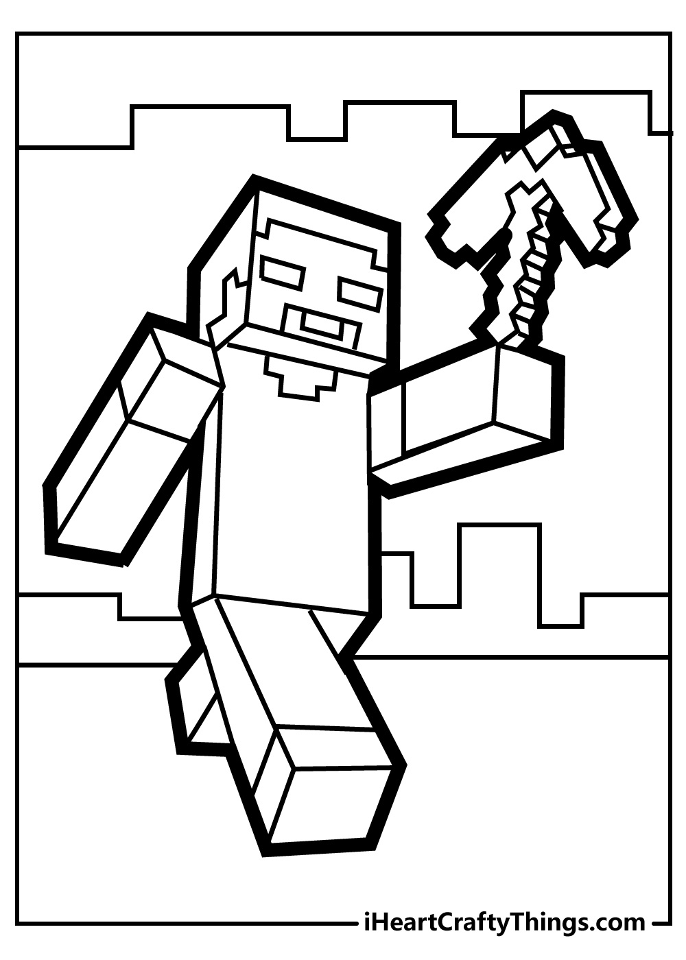 55 Minecraft Coloring Pages For Kids (100% Free Printables) regarding Minecraft Coloring Pages Printable Free