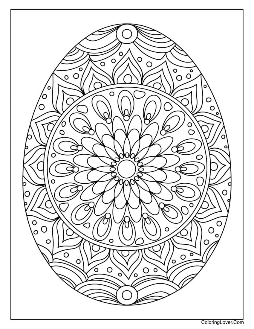 57 Easter Coloring Pages (Printables: Egg, Bunny, And More) throughout Printable Easter Eggs Coloring Pages For Adults
