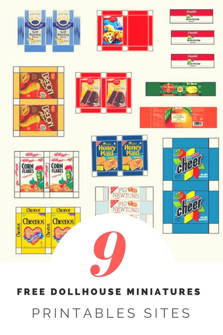 9 Free Dollhouse Miniature Printables Sites 30 with regard to Free Miniature Dollhouse Printables