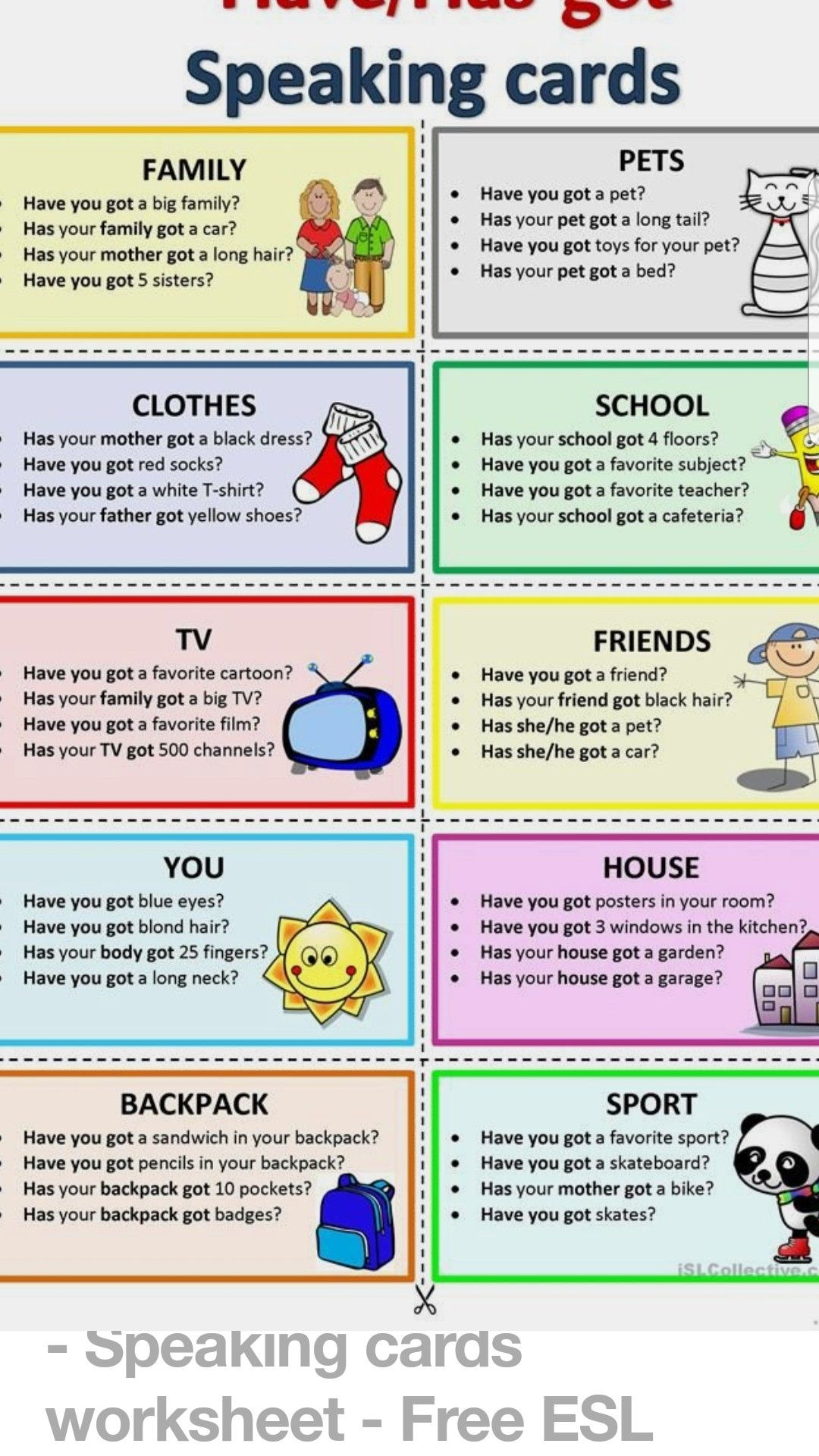 900+ Speaking Activities Ideas | Learn English, Teaching English inside Speaking Worksheets Printable Pinterest