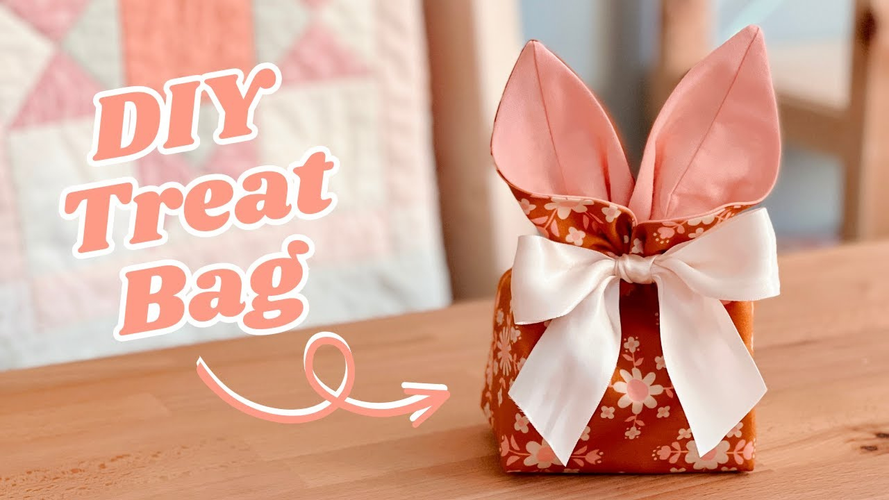 Adorable Easter Bunny Treat Bag Tutorial in Easter Bunny Treat Bag Pattern