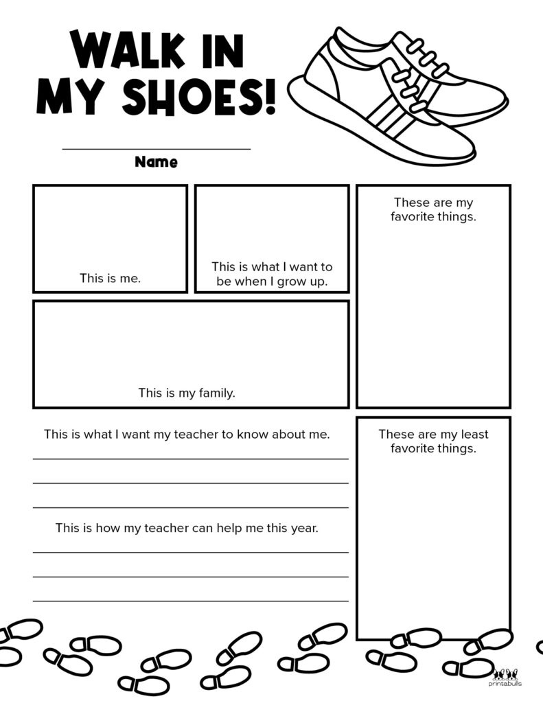 All About Me Printable Worksheets - 50 Free Printables | Printabulls with regard to Printable Worksheets Free All Grades
