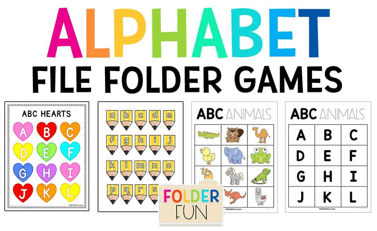 Alpahbetfilefoldergames - File Folder Fun in Free Printable File Folder Activities