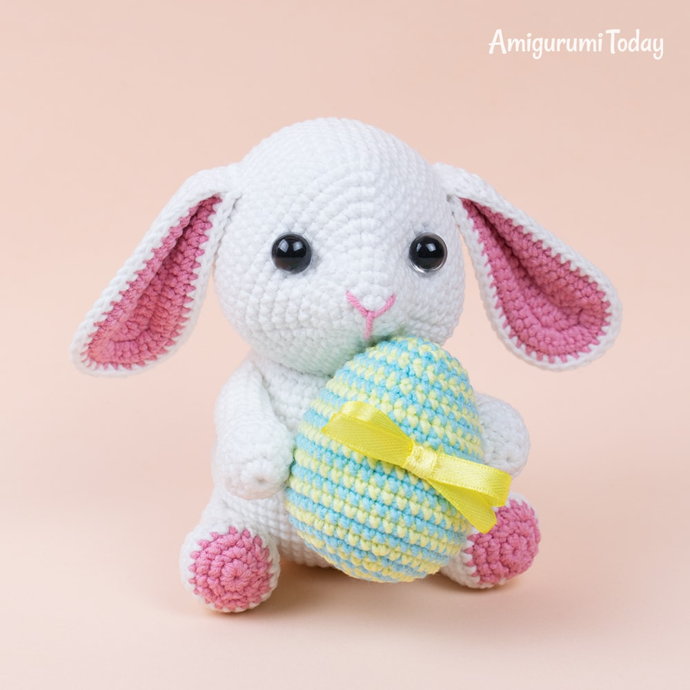 Amigurumi Bunny With Easter Egg - Amigurumi Today for Crochet Pattern Easter Bunny