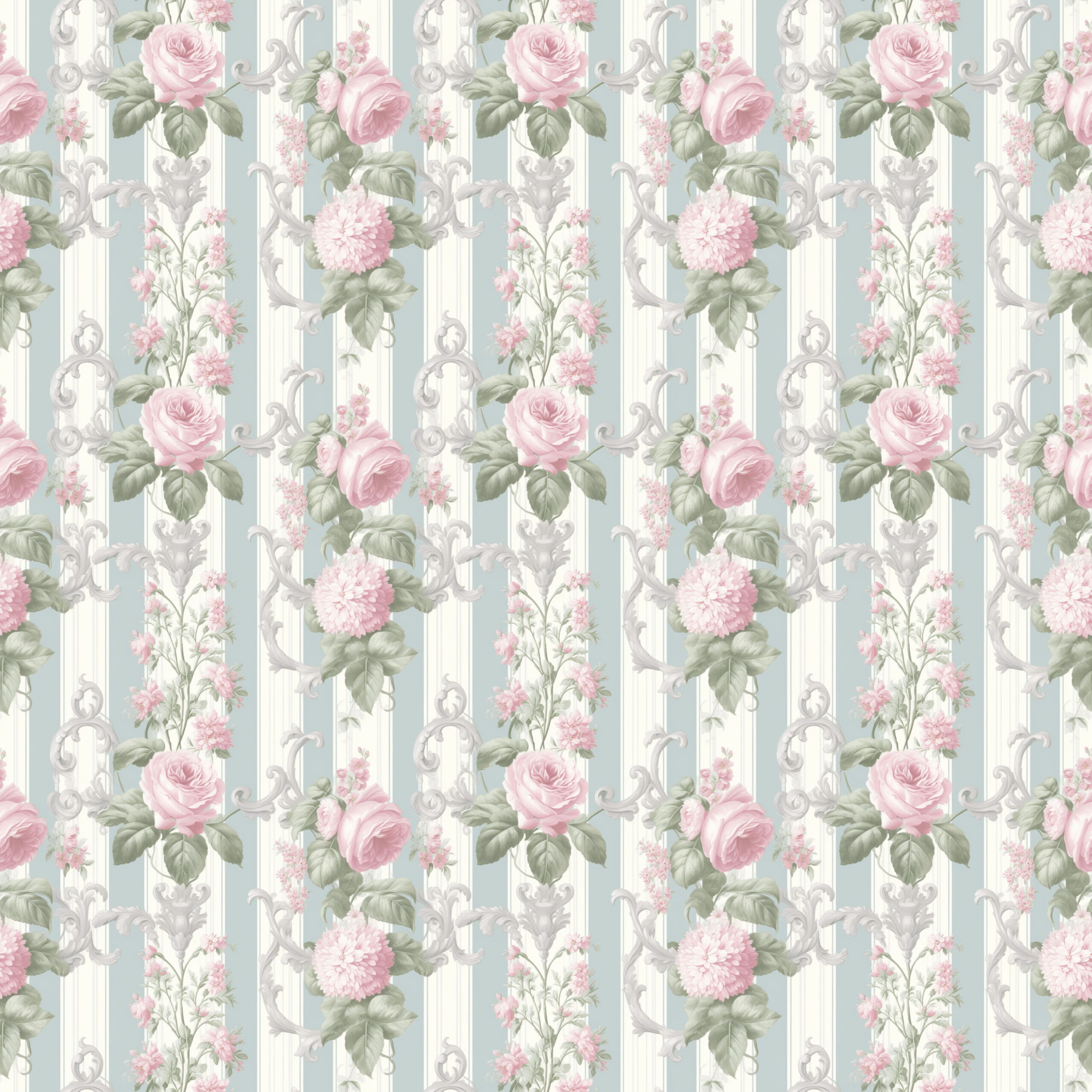 Antique Images: Free Printable Dollhouse Wallpaper Dusty Pink Rose in Free Printable Victorian Dollhouse Wallpaper