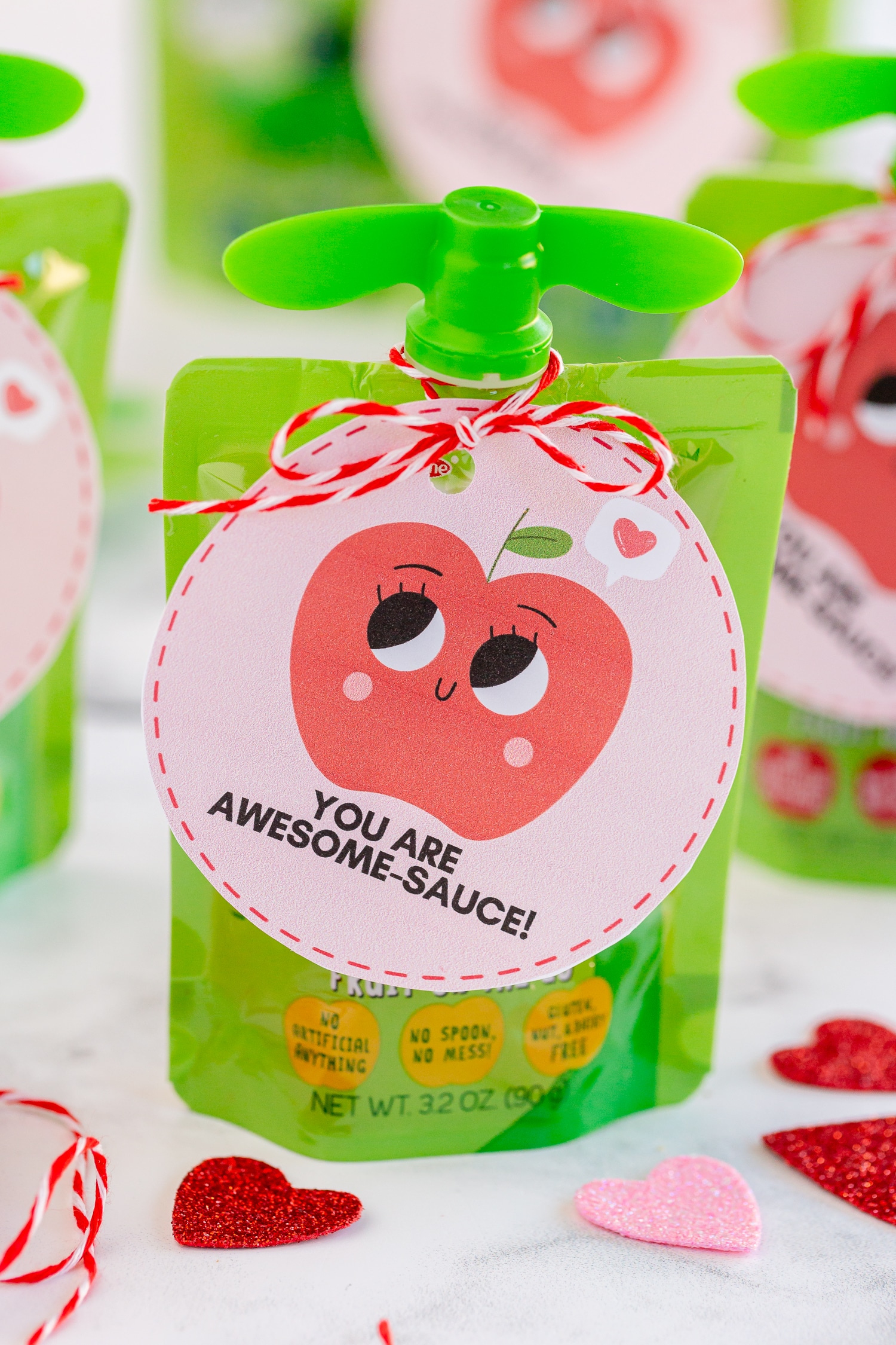 Applesauce Valentine&amp;#039;S Day Gift - Made To Be A Momma within Applesauce Valentine Printable Free
