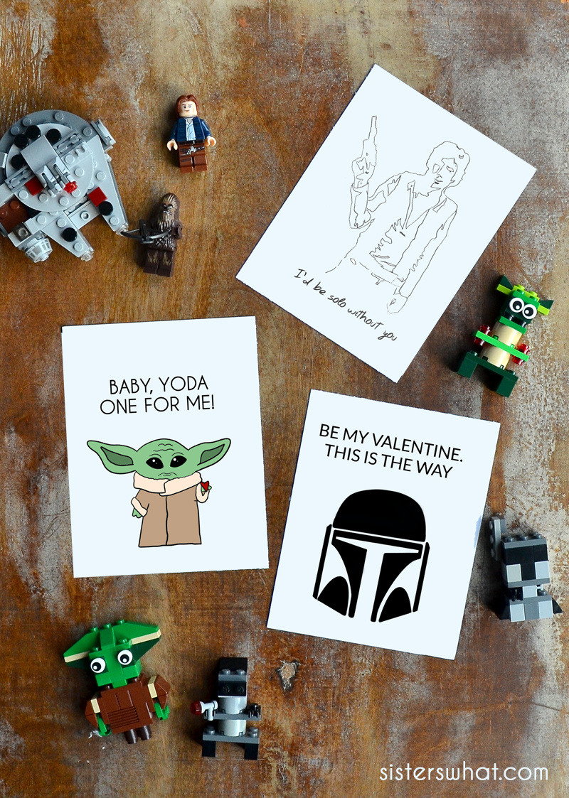 Baby Yoda And More Star Wars Valentines Free Printable - Sisters with regard to Free Star Wars Printable Valentines