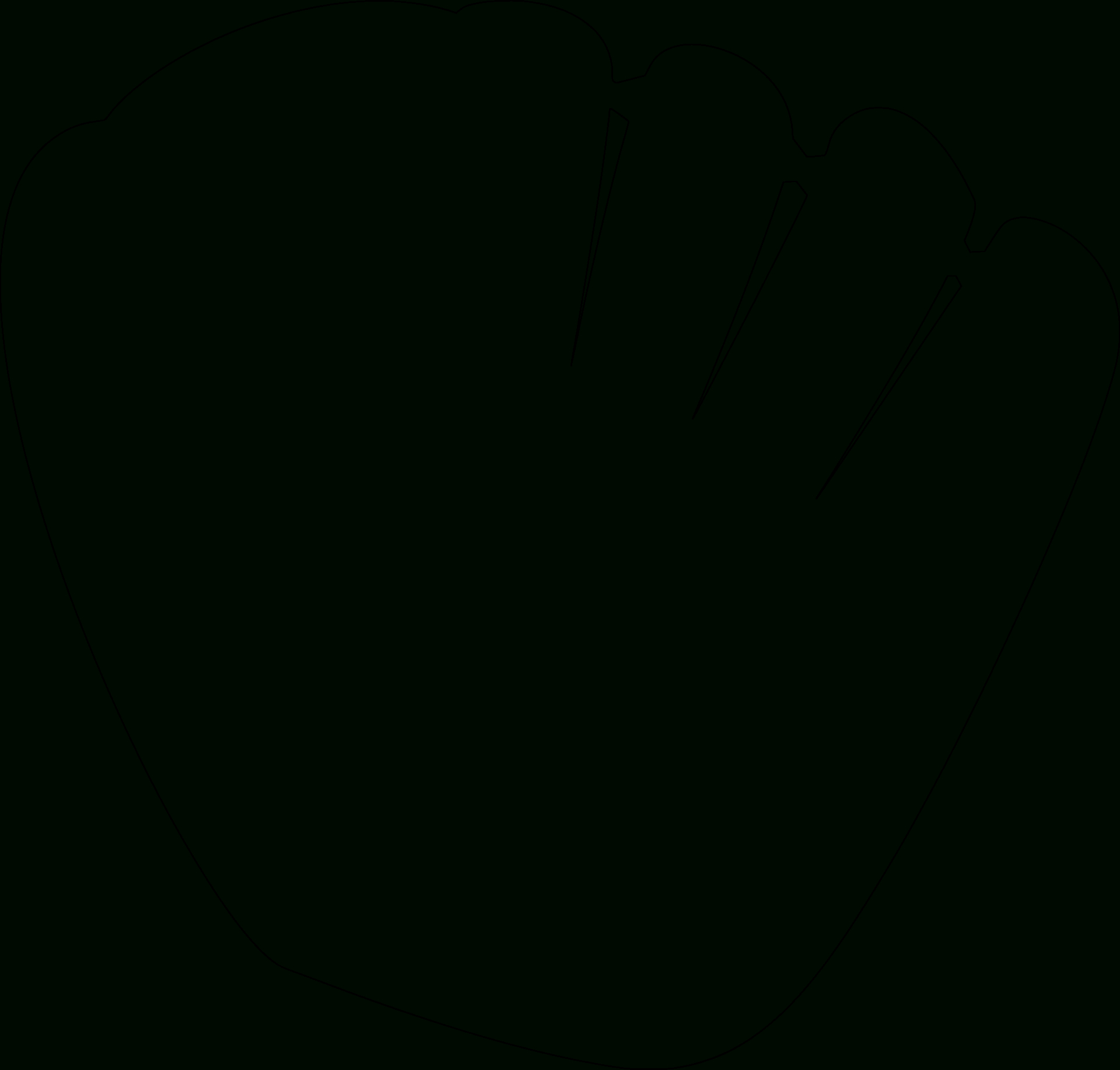 Baseball Glove - Free Vector Silhouettes On Creazilla with Baseball Glove Template Printable