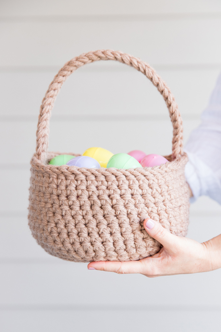 Basic Easter Basket – Free Crochet Pattern And Tutorial with Easter Basket Crochet Pattern