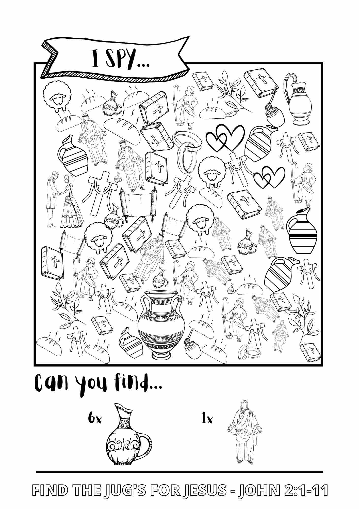 Bible Themed I-Spy Printable Activity Sheets | Pdf Download - Free pertaining to I Spy Printable Free