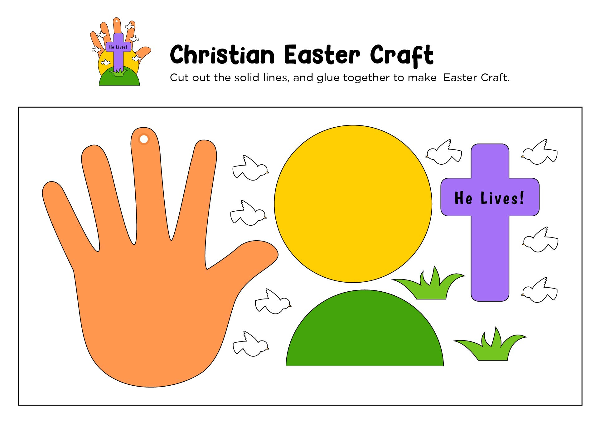 Biblewise inside Free Printable Christian Easter Crafts