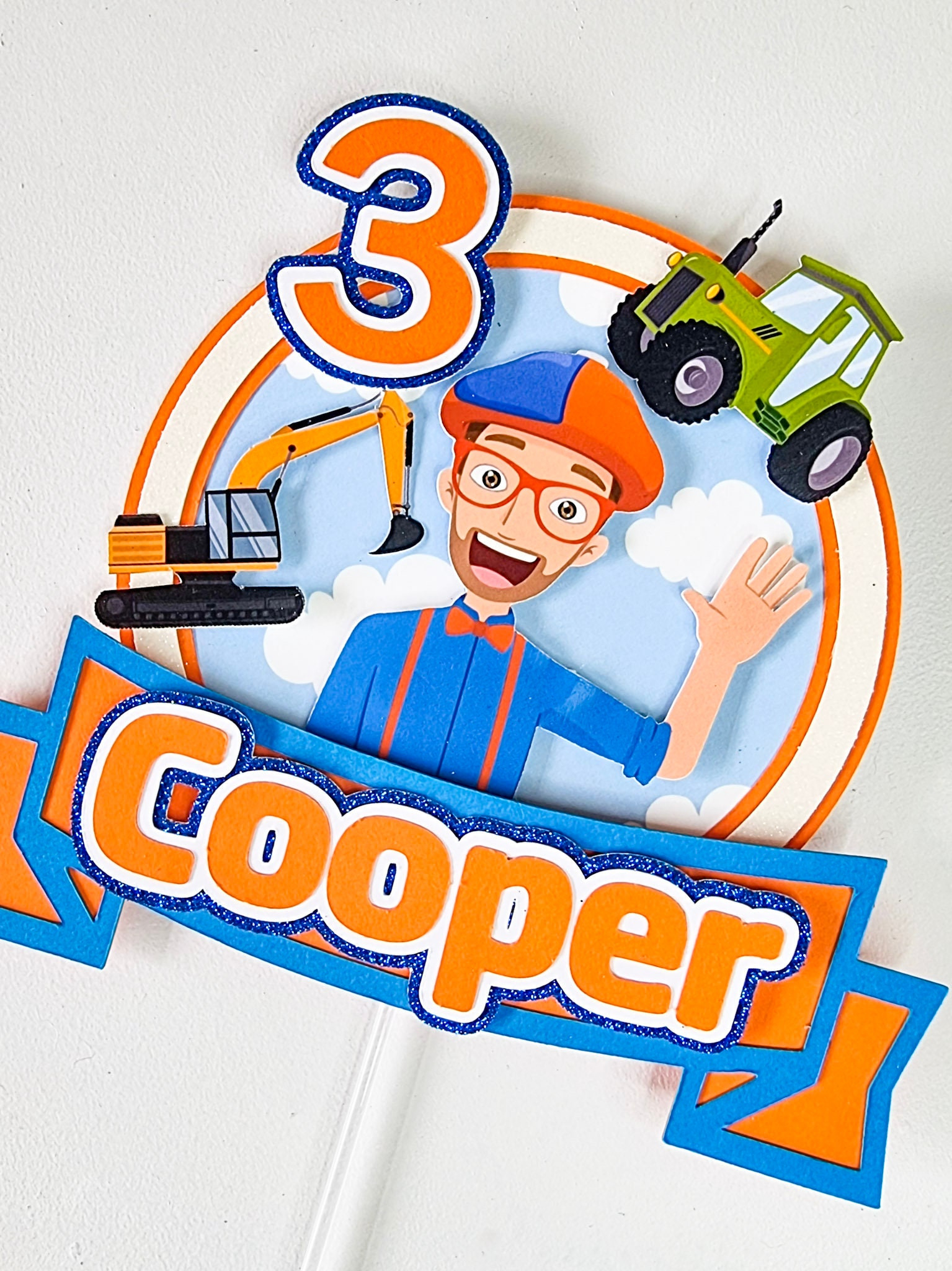 Blippi Cake Topper/Cake Decoration/Kids Birthday/Kids Party with Blippi Cake Toppers Printable