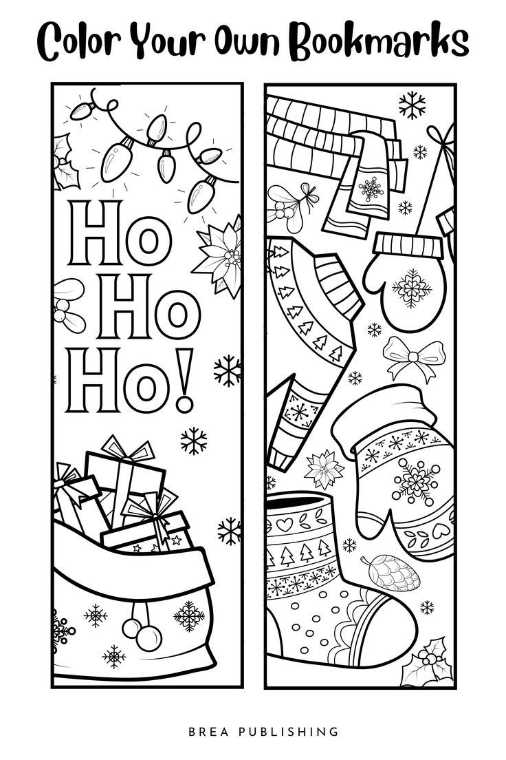 Bookmark Christmas Printable intended for Free Printable Bookmarks For Christmas