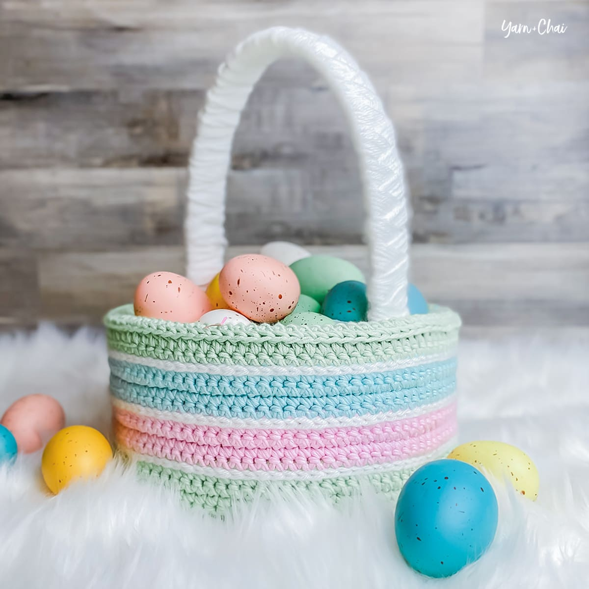 Classic Easter Basket | Yarn + Chai Blog pertaining to Free Crochet Patterns For Easter Baskets