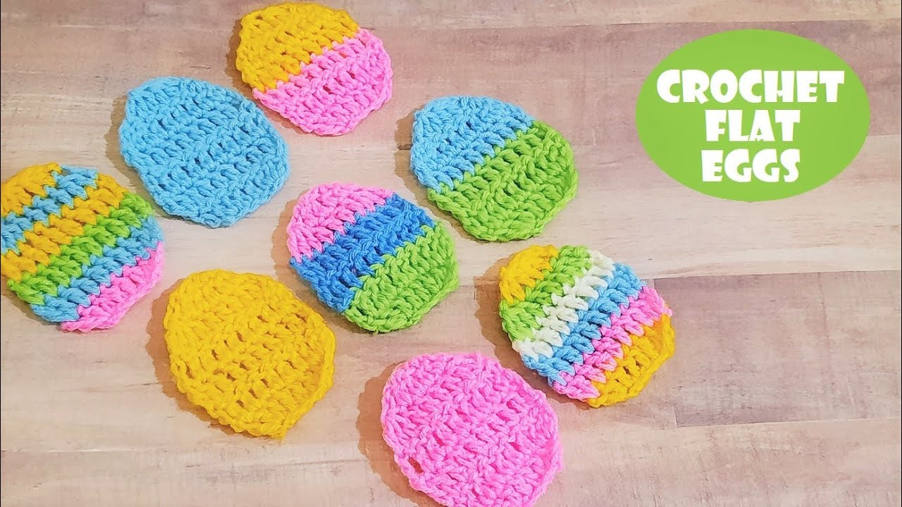 Crochet Eggs | Crochet Egg Applique | Beginner Friendly Pattern | !Crochet With Samra! with Easter Egg Applique Crochet Pattern