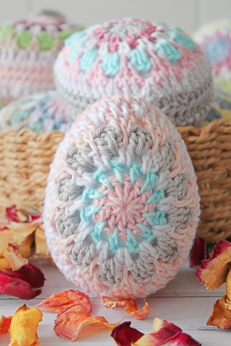 Crochet} Granny Square Easter Eggs &amp;lt;Img Src=&amp;quot;Https://Pic.sopili regarding Easter Egg Crochet Patterns Free