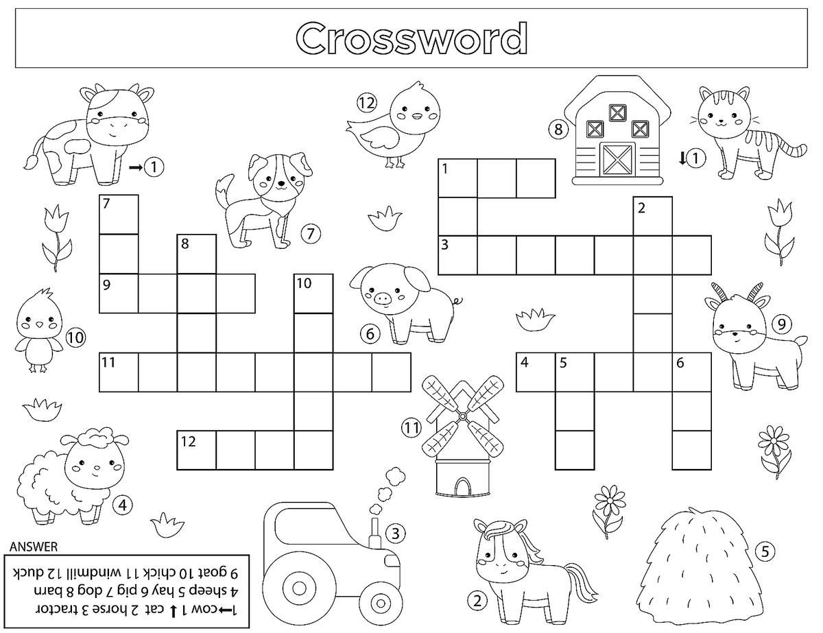 Crossword Puzzles For Kids: Fun &amp;amp; Free Printable Crossword Puzzle intended for Printable Crossword Puzzles For Kindergarten
