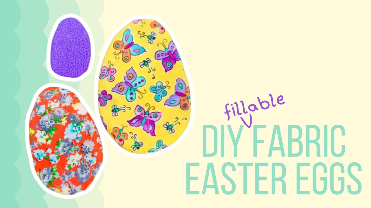 Diy Fabric Easter Eggs [Free Pattern!] regarding Folded Fabric Easter Egg Pattern Free