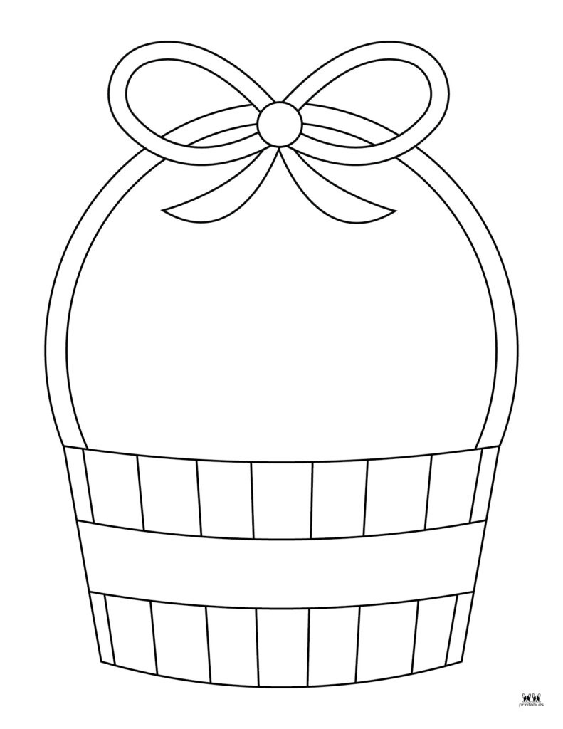 Easter Basket Templates - 25 Free Printables | Printabulls throughout Printable Easter Basket Template