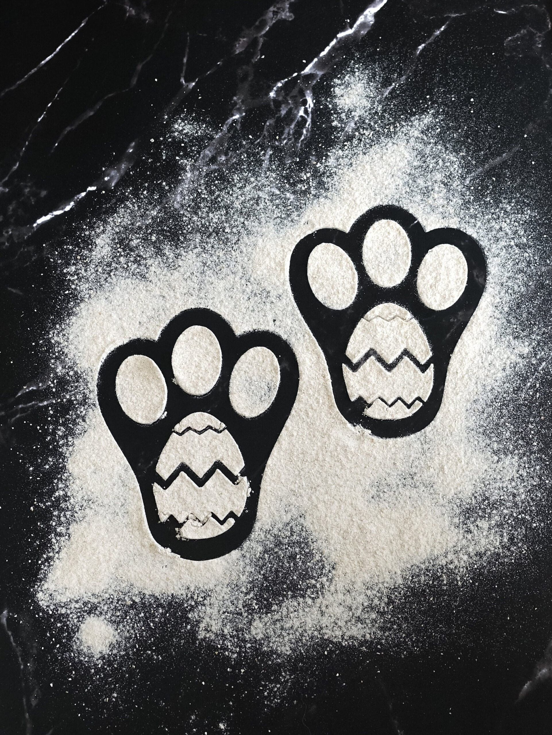 Easter Bunny Footprint, Bunny Tracks, Easter Stencil, Holiday pertaining to Easter Bunny Tracks Stencil