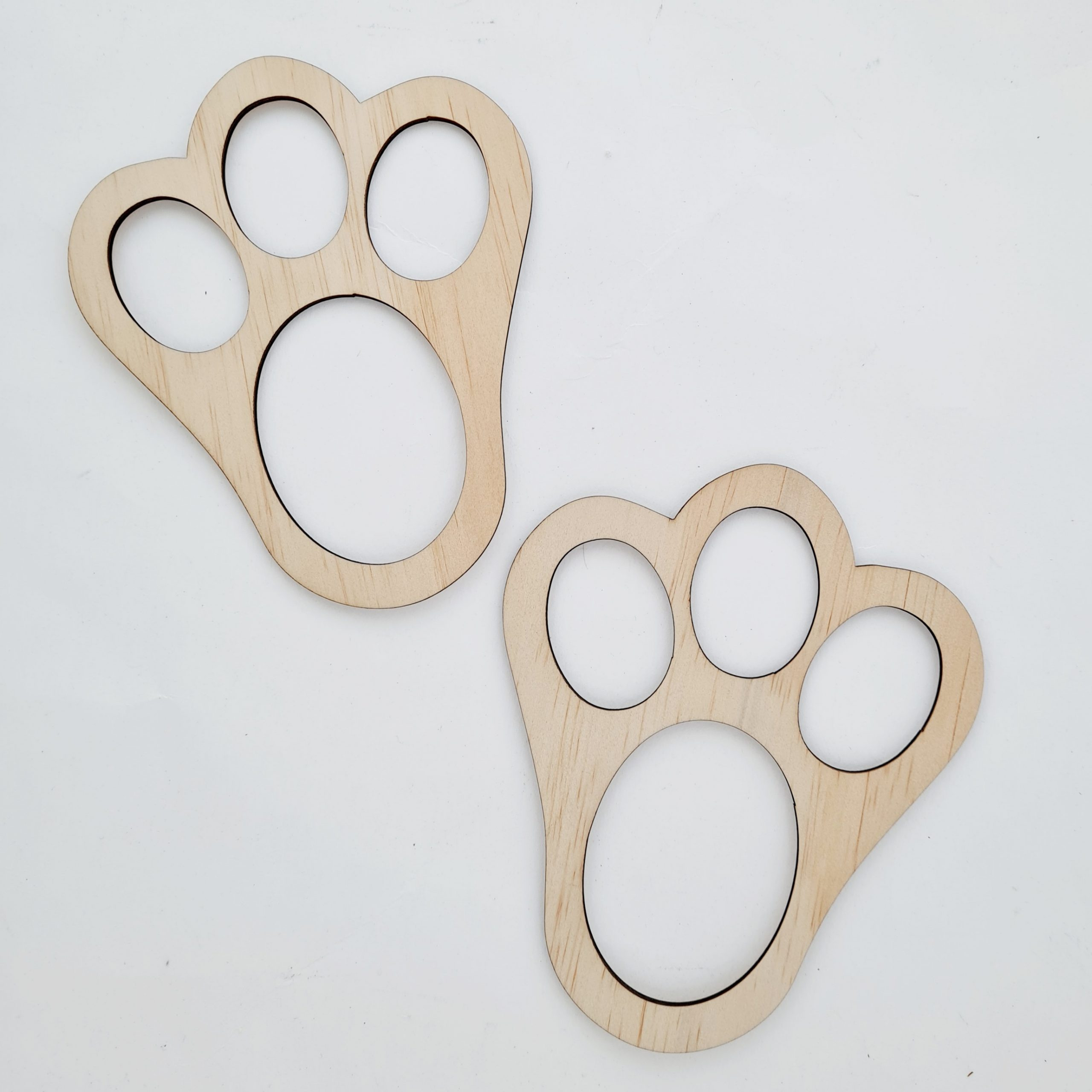 Easter Bunny Footprint Stencil pertaining to Easter Bunny Foot Stencil