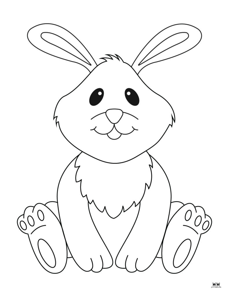 Easter Bunny Templates &amp;amp; Outlines - 53 Free Pages | Printabulls within Printable Easter Bunnies