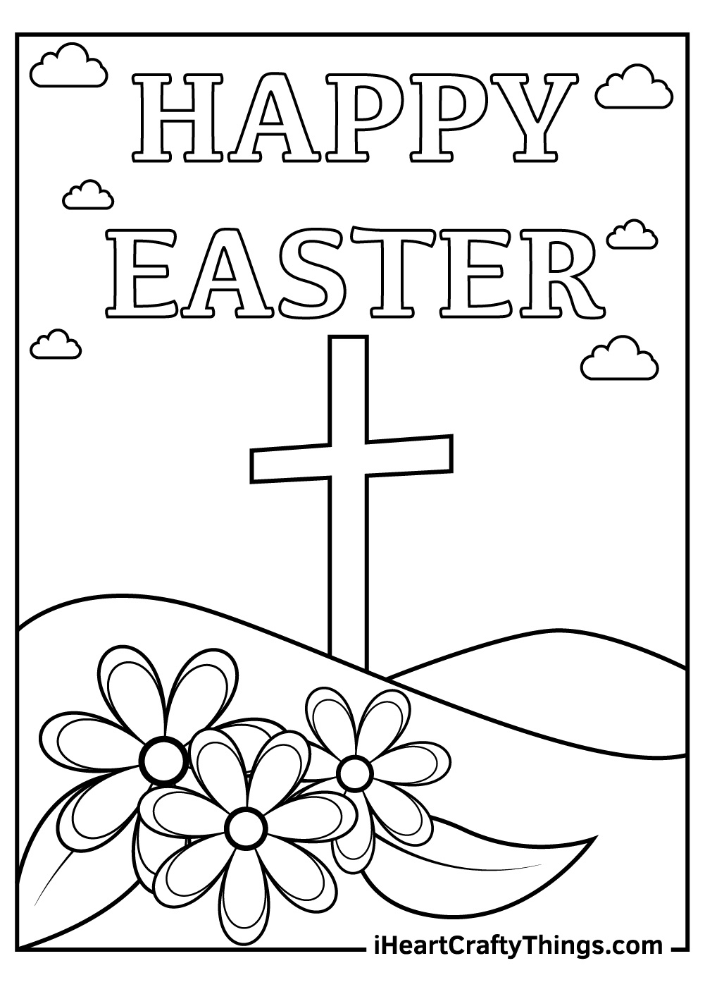 Easter Coloring Pages: 36 Free Printable Pdf Sheets For Kids inside Free Printable Christian Easter Crafts