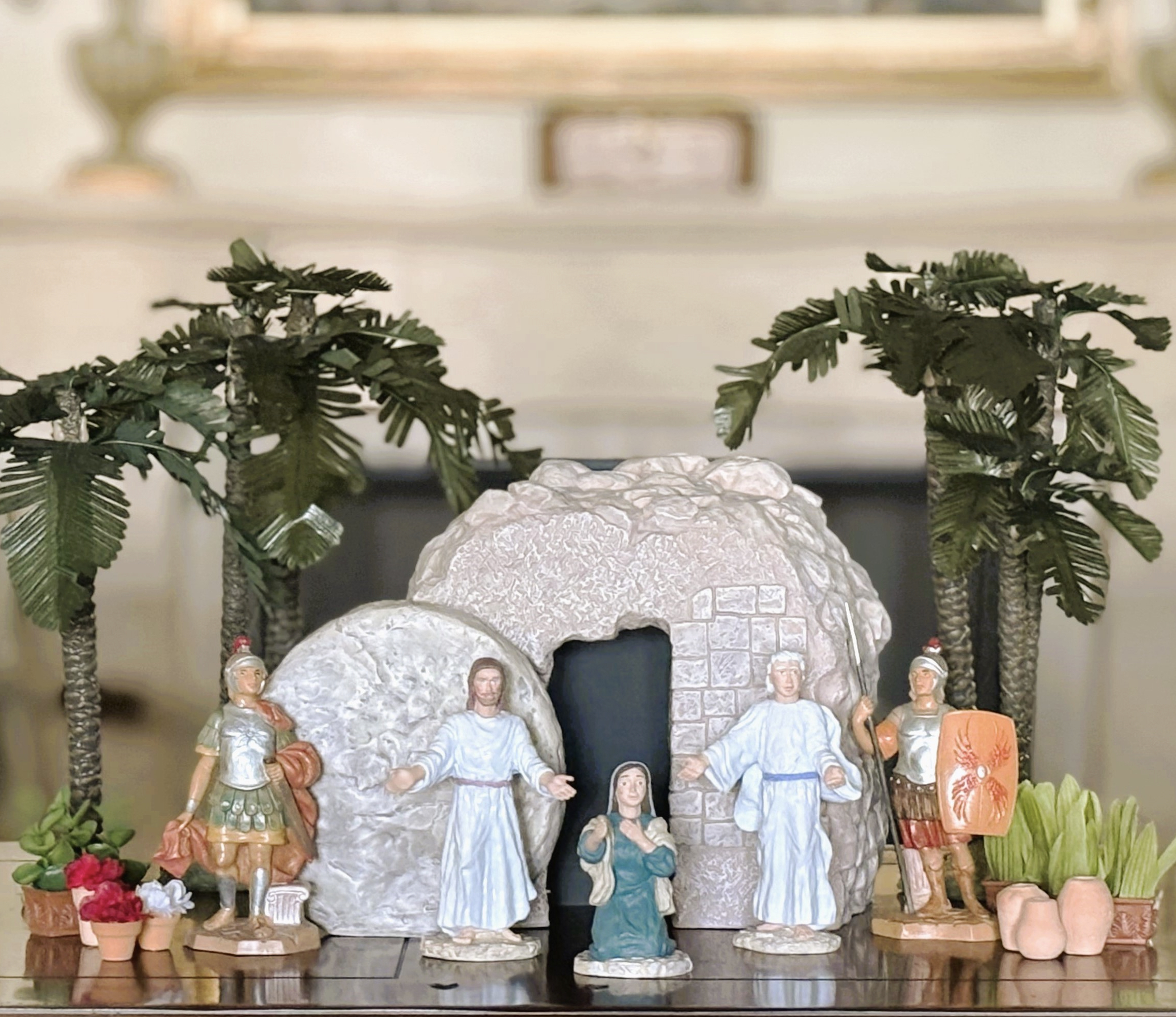 Easter Creche throughout Easter Nativity Pattern