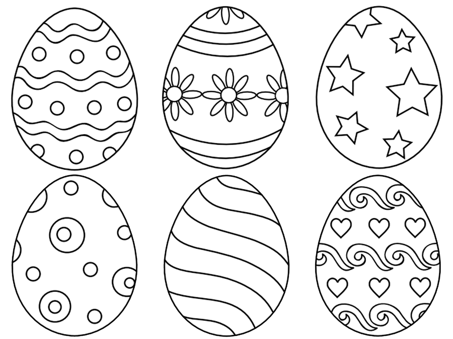 Easter Deals Egg Templates with regard to Printable Easter Eggs To Color