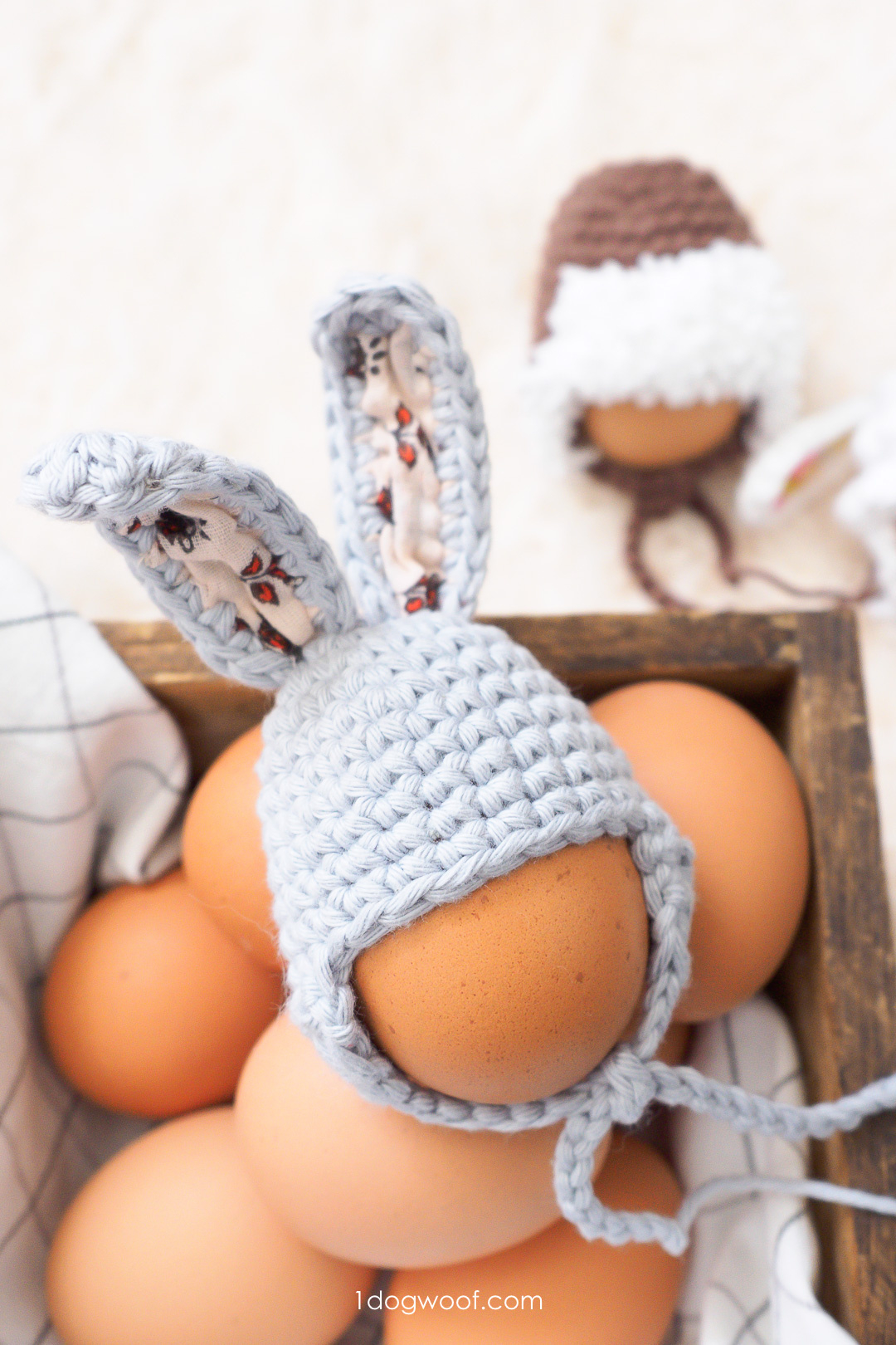 Easter Egg Bunny Hat Crochet Pattern - One Dog Woof within Easter Bunny Hat Crochet Pattern Free