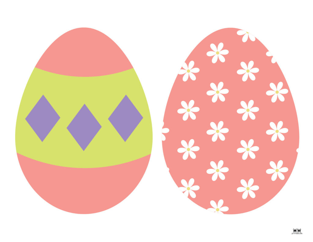 Easter Egg Templates &amp;amp; Coloring Pages - 129 Free Pages | Printabulls in Free Printable Easter Eggs Images