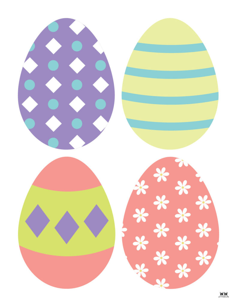 Easter Egg Templates &amp;amp; Coloring Pages - 129 Free Pages | Printabulls pertaining to Easter Eggs Patterns Printable