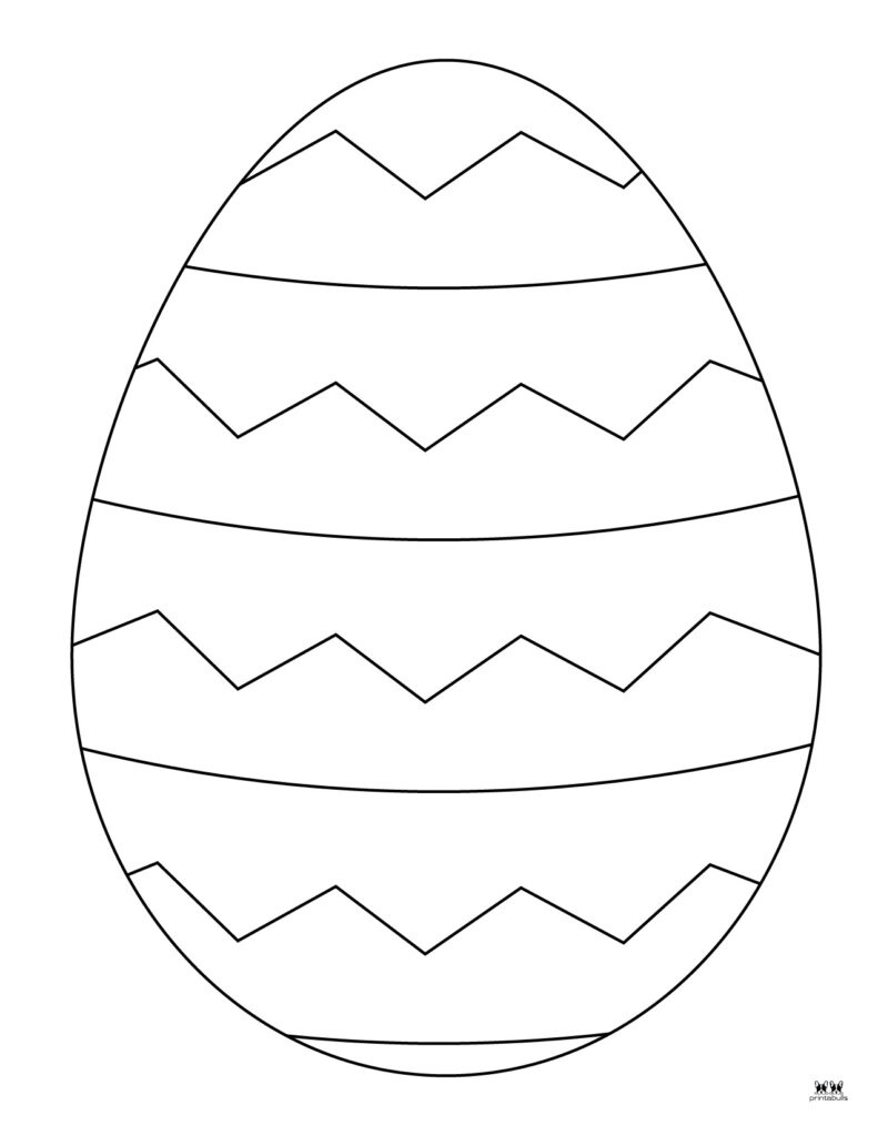 Easter Egg Templates &amp;amp; Coloring Pages - 129 Free Pages | Printabulls regarding Easter Eggs To Color Printable