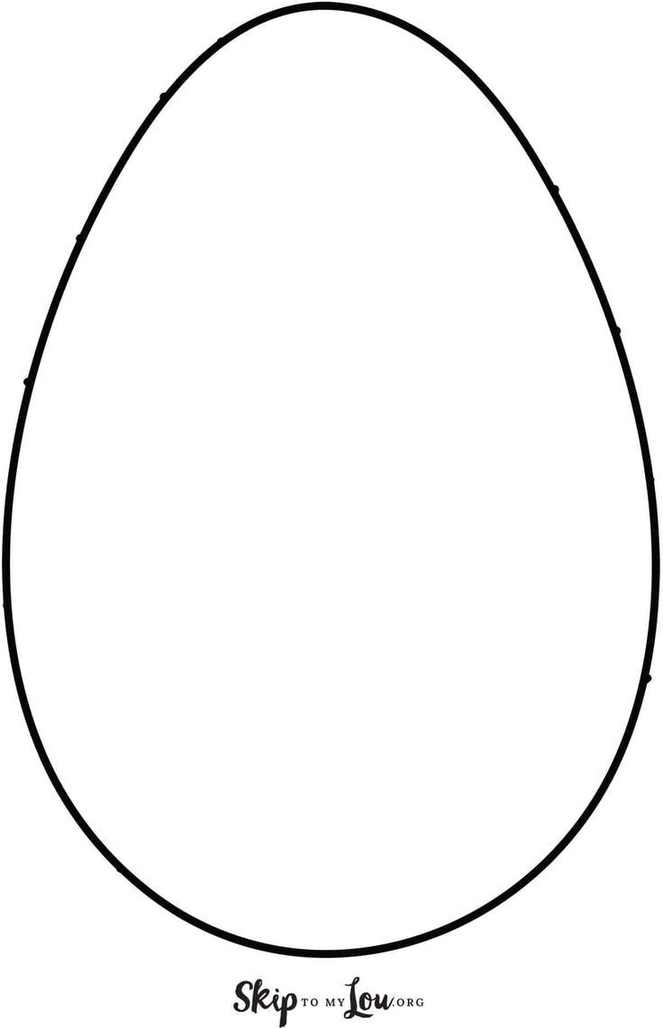 Easter Egg Templates For Fun Easter Crafts inside Plain Easter Eggs Printable