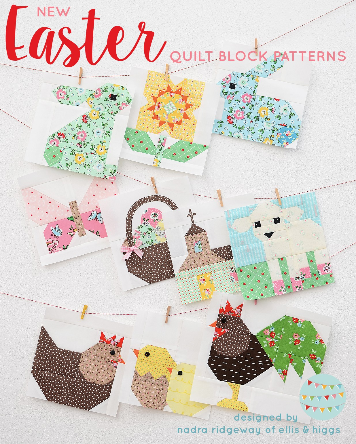 Easter Quilt Patterns Available Now! - Ellis &amp;amp; Higgs with regard to Easter Quilt Patterns Free
